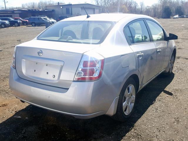 3N1AB61E29L620847 - 2009 NISSAN SENTRA 2.0 SILVER photo 4