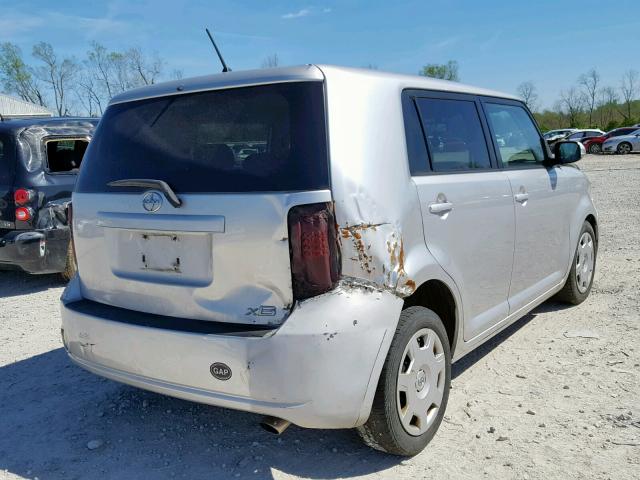 JTLKE50E781008562 - 2008 TOYOTA SCION XB 银色 照片 4