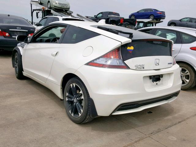 JHMZF1D43FS001731 - 2015 HONDA CR-Z WHITE photo 3