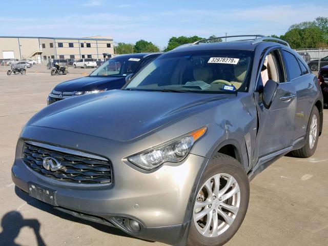 JN8AS1MU7BM711907 - 2011 INFINITI FX35 GRAY photo 2