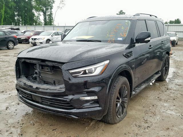 JN8AZ2NF6J9662623 - 2018 INFINITI QX80 BASE BLACK photo 2