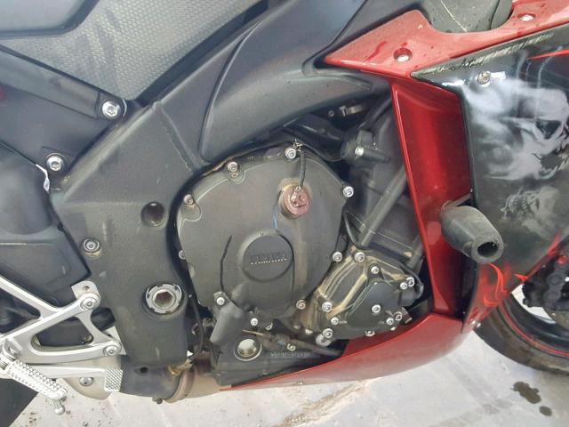 JYARN23E1BA010251 - 2011 YAMAHA YZFR1 RED photo 7