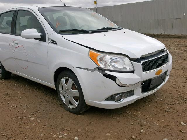 KL1TG6DE7BB253008 - 2011 CHEVROLET AVEO LT WHITE photo 9