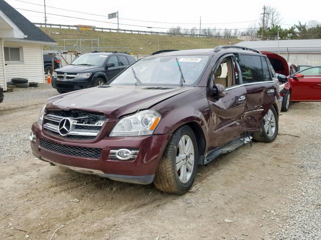 4JGBF22E08A364545 - 2008 MERCEDES-BENZ GL 320 CDI MAROON photo 2