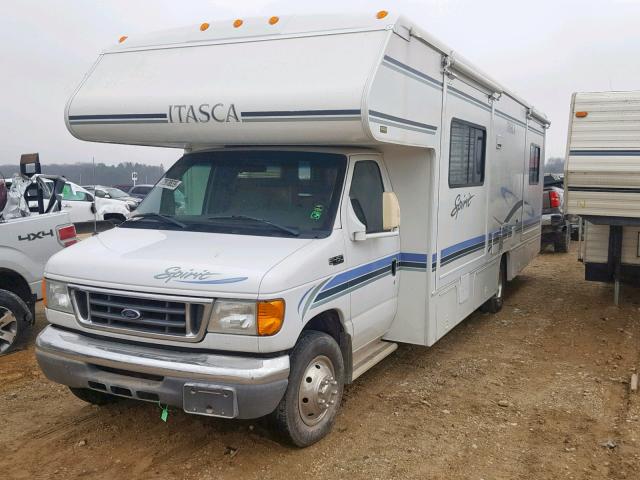 1FDXE45S14HB38358 - 2004 WINNEBAGO MOTORHOME WHITE photo 2