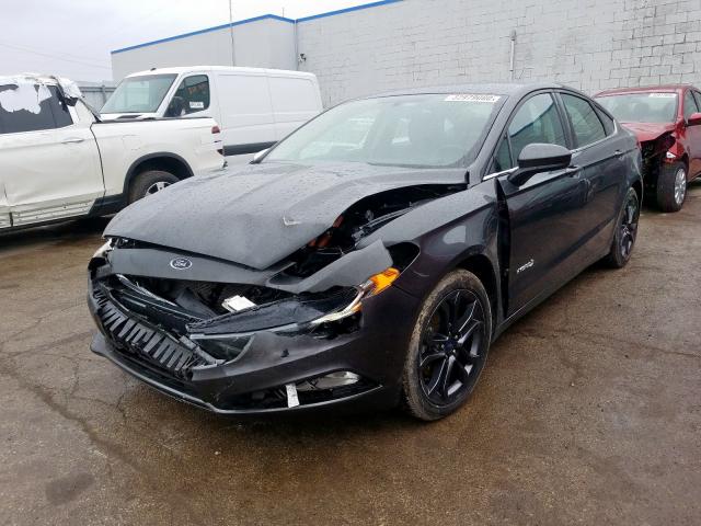 3FA6P0LU3JR234550 - 2018 FORD FUSION SE HYBRID  photo 2