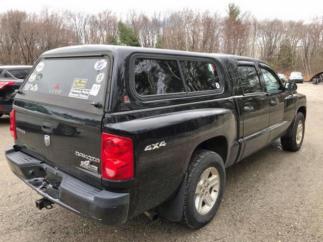 1D7RW3GK3BS585748 - 2011 DODGE DAKOTA SLT BLACK photo 6