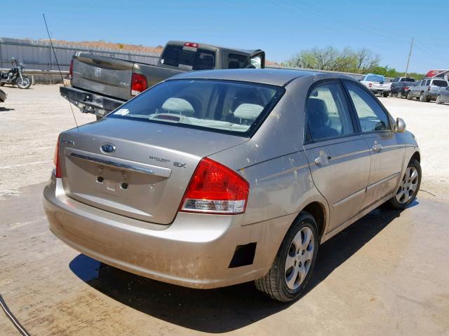 KNAFE121375459248 - 2007 KIA SPECTRA EX GOLD photo 4