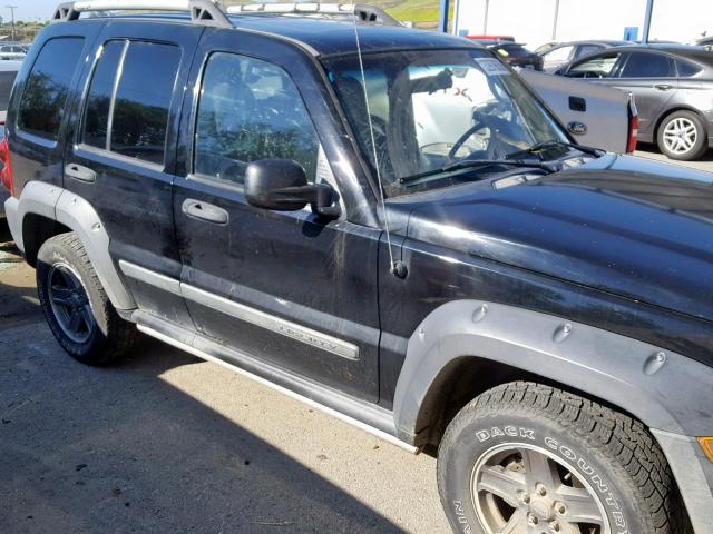 1J4GL38K75W590421 - 2005 JEEP LIBERTY RE BLACK photo 1