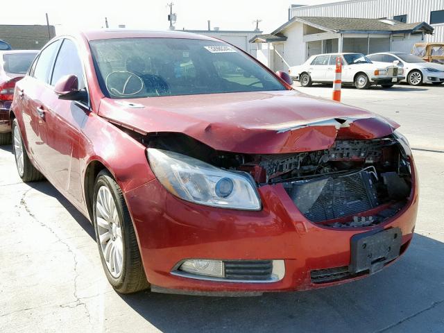 2G4GT5GV1C9195505 - 2012 BUICK REGAL PREM BURGUNDY photo 1