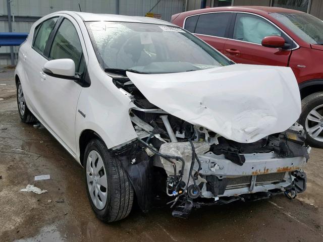 JTDKDTB33C1507544 - 2012 TOYOTA PRIUS C WHITE photo 1