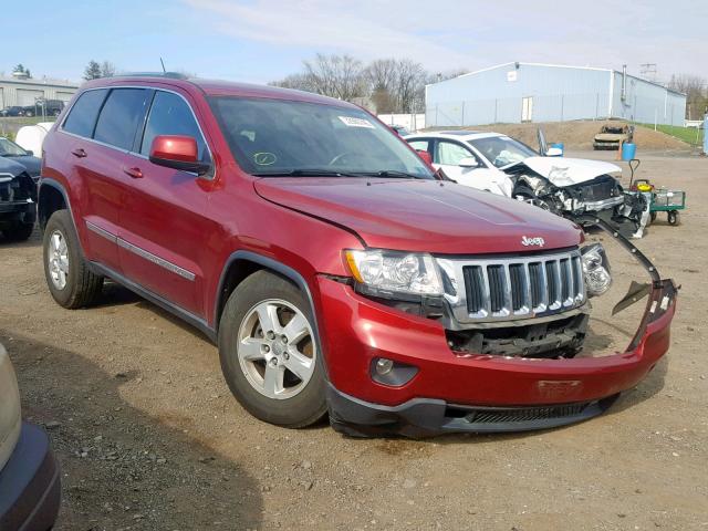 1C4RJFAGXCC233714 - 2012 JEEP GRAND CHER RED photo 1