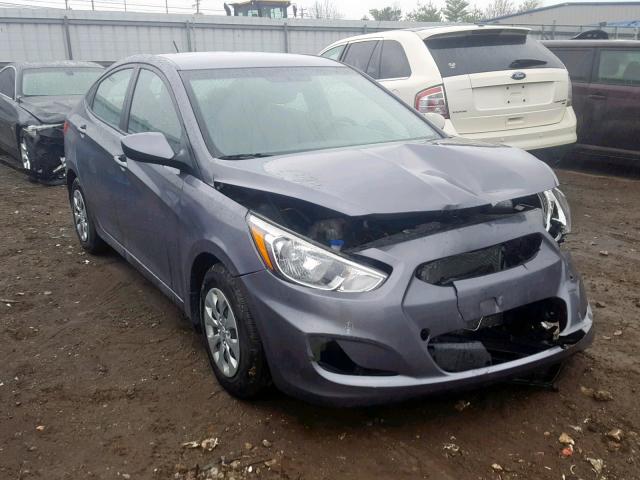 KMHCT4AE0GU128436 - 2016 HYUNDAI ACCENT SE GRAY photo 1