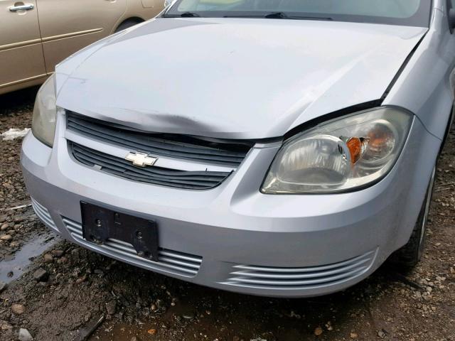 1G1AL58FX87209954 - 2008 CHEVROLET COBALT LT SILVER photo 10