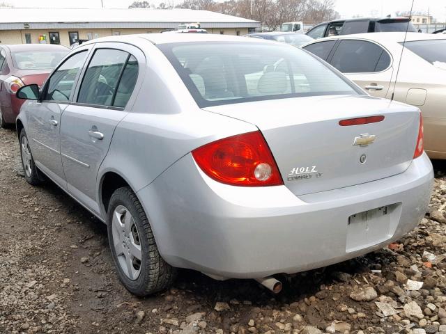 1G1AL58FX87209954 - 2008 CHEVROLET COBALT LT SILVER photo 3