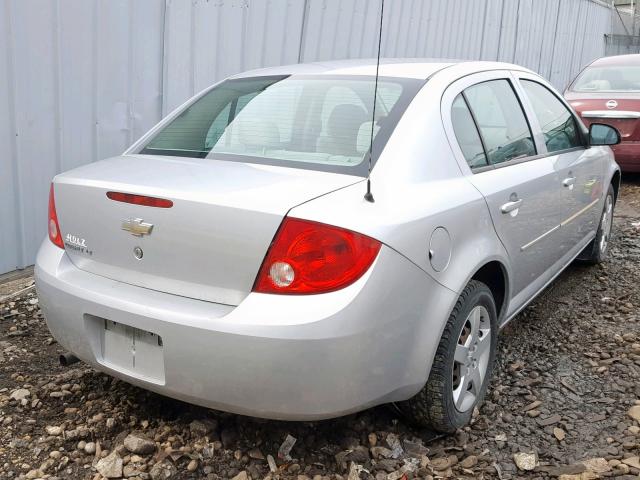 1G1AL58FX87209954 - 2008 CHEVROLET COBALT LT SILVER photo 4