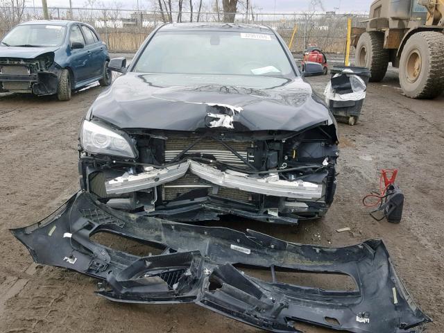 WBAKC6C51CDX99484 - 2012 BMW 750 XI BLACK photo 9