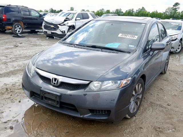 19XFA1F98AE056988 - 2010 HONDA CIVIC EXL CHARCOAL photo 2