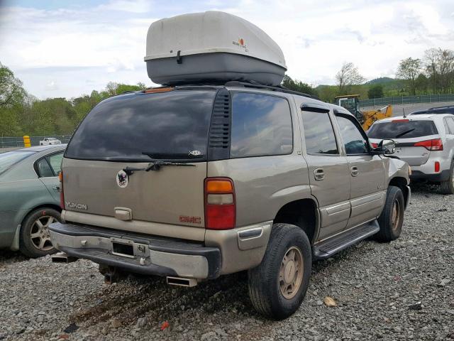 1GKEK13TX1J104877 - 2001 GMC YUKON SILVER photo 4