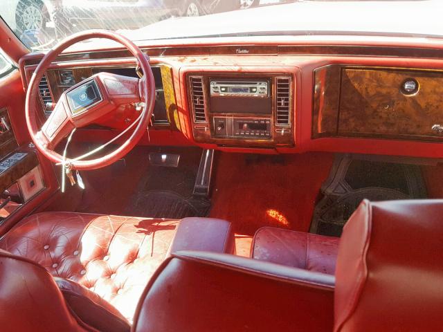 1G6DW5475LR713824 - 1990 CADILLAC BROUGHAM BURGUNDY photo 9