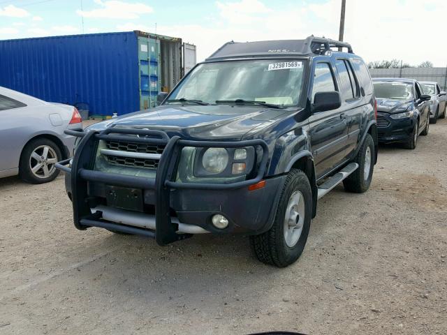 5N1ED28Y93C689373 - 2003 NISSAN XTERRA XE BLACK photo 2