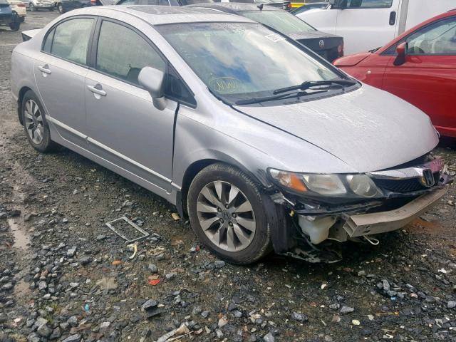 2HGFA16969H357423 - 2009 HONDA CIVIC EXL SILVER photo 1