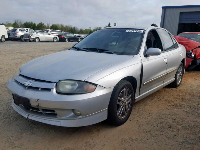 1G1JH52F237225925 - 2003 CHEVROLET CAVALIER L SILVER photo 2