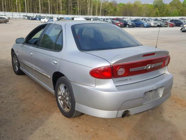 1G1JH52F237225925 - 2003 CHEVROLET CAVALIER L SILVER photo 3