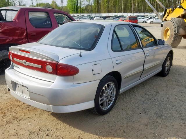 1G1JH52F237225925 - 2003 CHEVROLET CAVALIER L SILVER photo 4