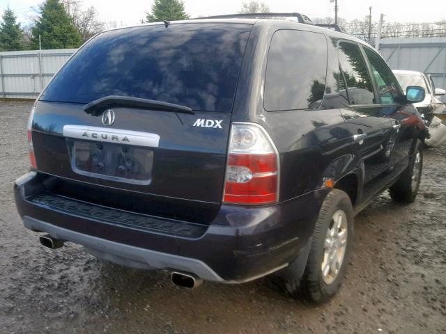 2HNYD18625H515598 - 2005 ACURA MDX TOURIN BLACK photo 4