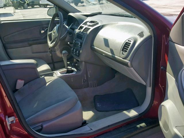 1G1ZS58F97F291928 - 2007 CHEVROLET MALIBU LS 红色 照片 5