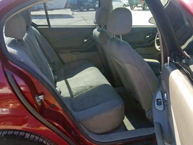 1G1ZS58F97F291928 - 2007 CHEVROLET MALIBU LS 红色 照片 6