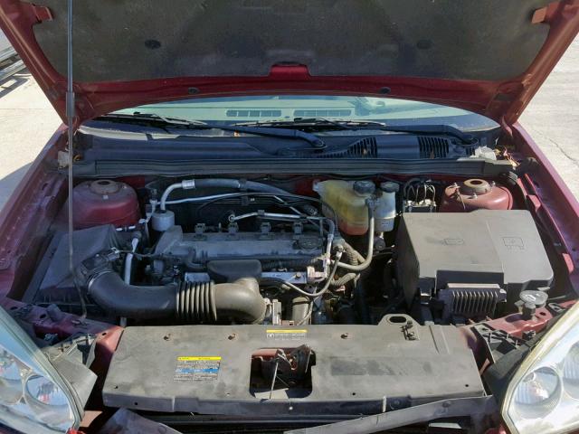 1G1ZS58F97F291928 - 2007 CHEVROLET MALIBU LS 红色 照片 7