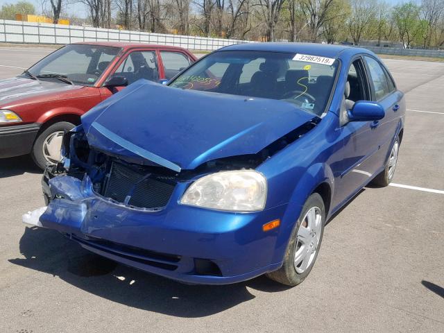 KL5JD56Z16K430554 - 2006 SUZUKI FORENZA BLUE photo 2