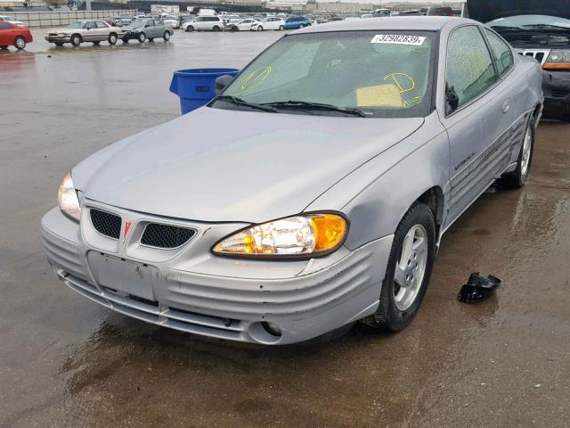 1G2NE12T8XM834755 - 1999 PONTIAC GRAND AM S SILVER photo 2