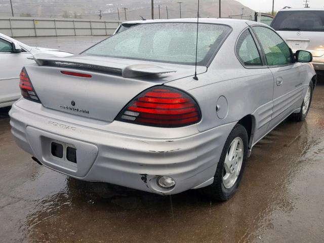 1G2NE12T8XM834755 - 1999 PONTIAC GRAND AM S SILVER photo 4