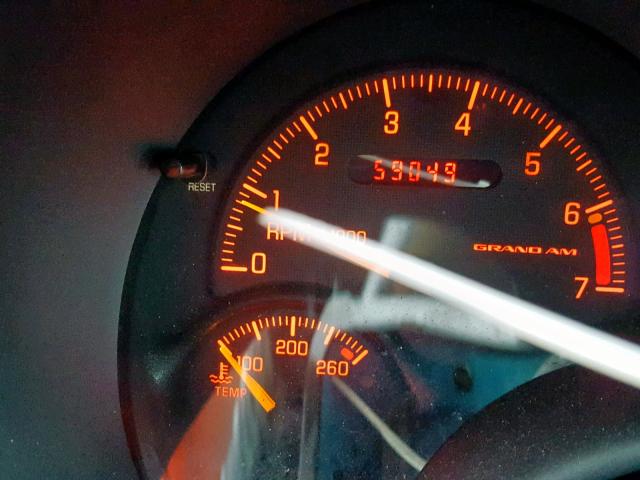 1G2NE12T8XM834755 - 1999 PONTIAC GRAND AM S SILVER photo 8