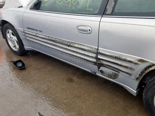 1G2NE12T8XM834755 - 1999 PONTIAC GRAND AM S SILVER photo 9
