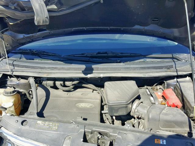 2FMDK3GC0DBC05508 - 2013 FORD EDGE SE BLUE photo 7