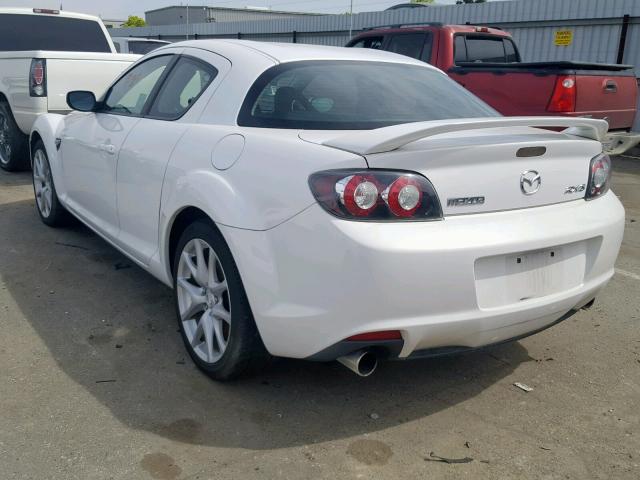 JM1FE17MX90401546 - 2009 MAZDA RX8 WHITE photo 3