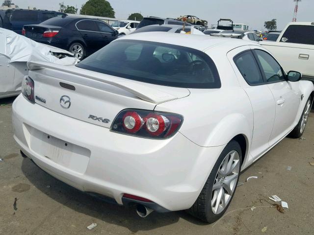 JM1FE17MX90401546 - 2009 MAZDA RX8 WHITE photo 4