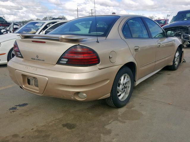 1G2NF52E44M503947 - 2004 PONTIAC GRAND AM TAN photo 4