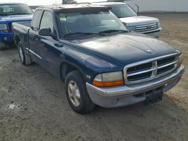 1B7GL22X0WS709374 - 1998 DODGE DAKOTA GREEN photo 1