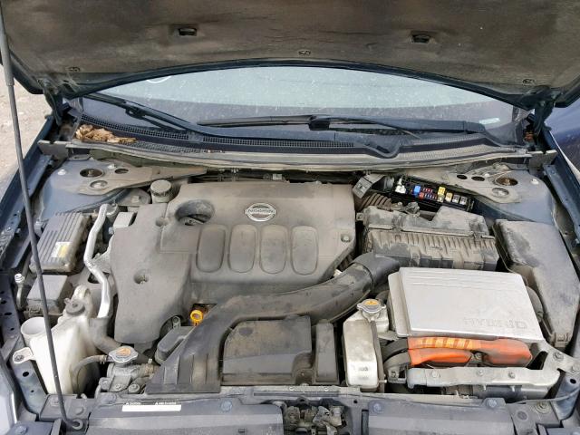 1N4CL21E39C174821 - 2009 NISSAN ALTIMA HYB BLUE photo 7