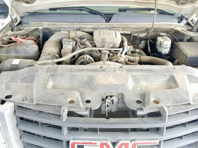 1GTHC44669F131413 - 2009 GMC SIERRA C25 WHITE photo 7