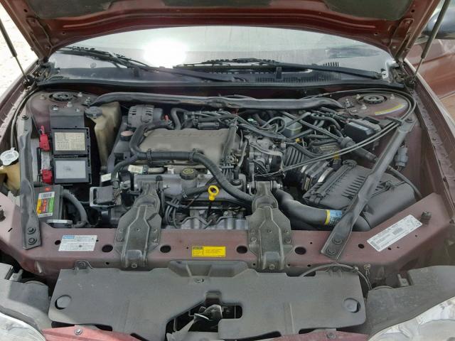 2G1WW12E2Y9234061 - 2000 CHEVROLET MONTE CARL 栗色 照片 7