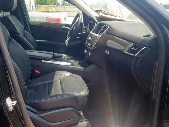 4JGDA5JB2EA344955 - 2014 MERCEDES-BENZ ML 350 BLACK photo 5