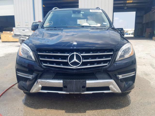 4JGDA5JB2EA344955 - 2014 MERCEDES-BENZ ML 350 BLACK photo 9