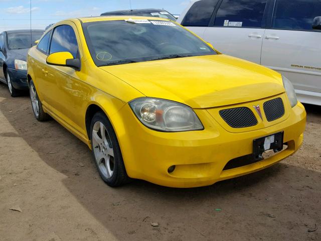 1G2AN18H897118750 - 2009 PONTIAC G5 GT YELLOW photo 1