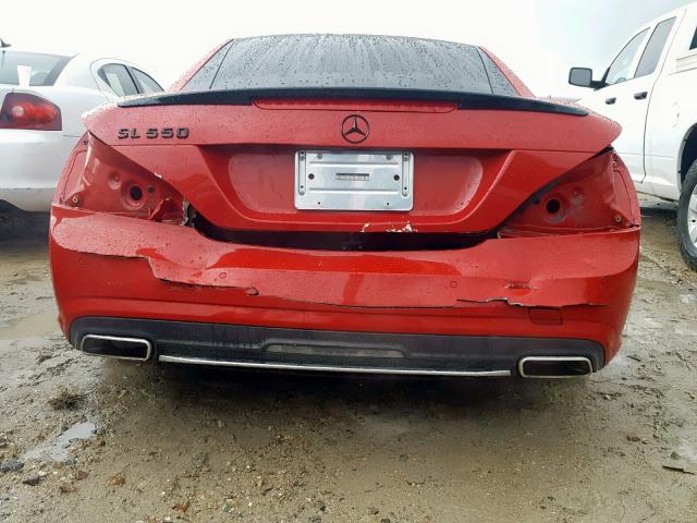 WDDJK7DAXEF026075 - 2014 MERCEDES-BENZ SL 550 RED photo 6